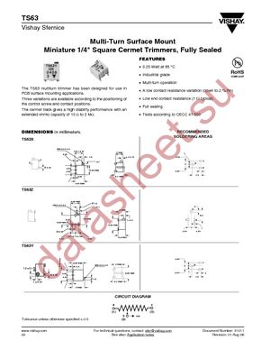 TS63Y103KR10 datasheet  